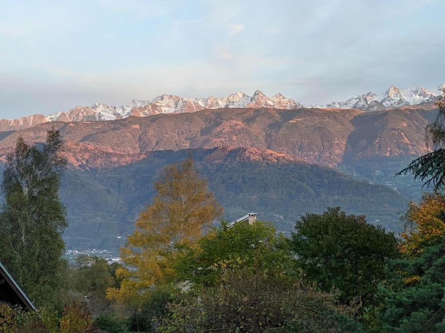 Maison Familiale En Montagne Avec Vue Merveilleuse Sur Le Massif De Belledonne Saint-Bernard  ภายนอก รูปภาพ