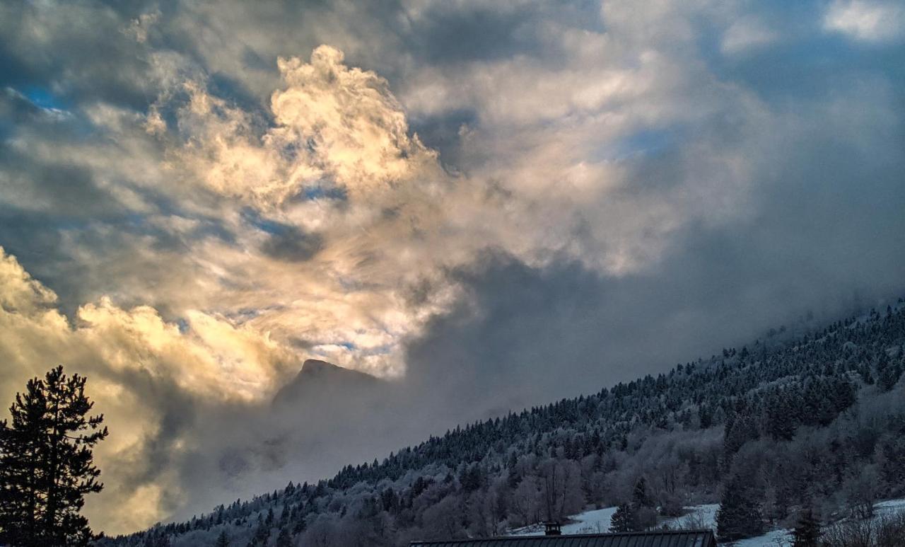 Maison Familiale En Montagne Avec Vue Merveilleuse Sur Le Massif De Belledonne Saint-Bernard  ภายนอก รูปภาพ